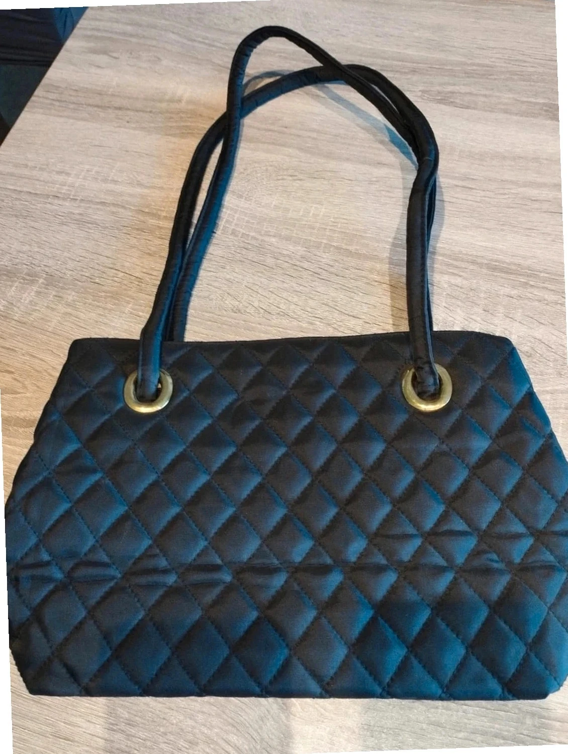 Sac à main dame. Polyester. Couleur noire